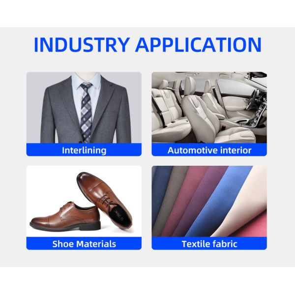 Co Polyester PES Hot Melt Adhesive Powder White Washing Resistance