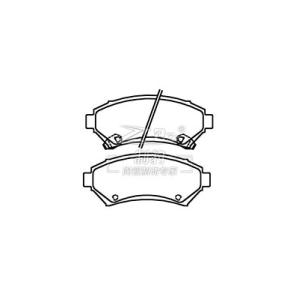 China Buick Regal/ GL8,Ceramic Brake Pad,D699,18024962,F on sale