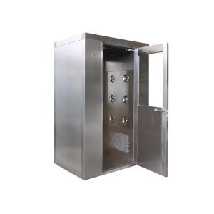 Custom Cleanroom Air Shower Tunnel Stainless Steel Electric Panel Control