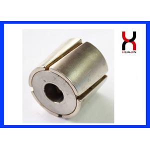 Electrical Machinery Arc Magnet / Wedge Magnet Customized Dimension