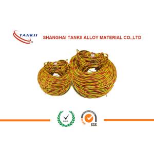 AWG 24 single wire K Type Thermocouple Extension Wire / Positive Wire Yellow and