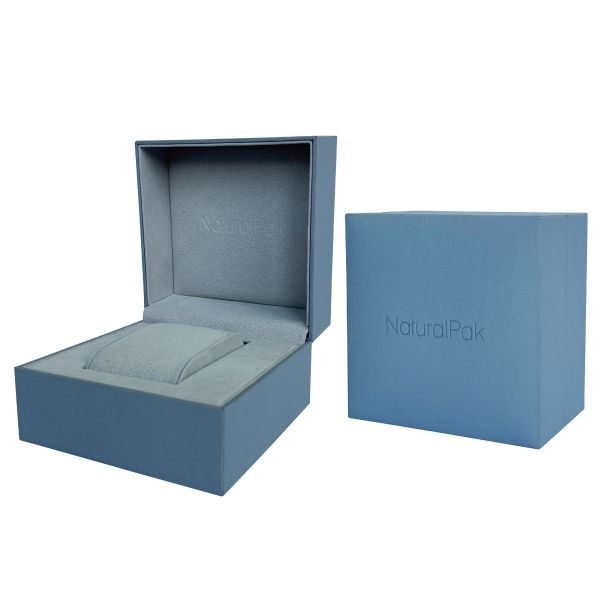 Buy Waterproof Wrist Watch Packaging Boxes High End PU Watch Strap Gift Box at wholesale prices