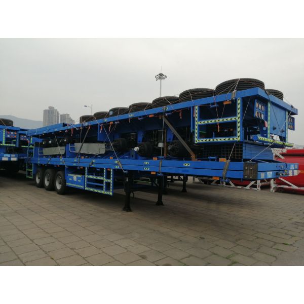 11.00r20 12r22.5 315 385 Tires Timber Truck Semi Trailer for Smooth Log Transportation