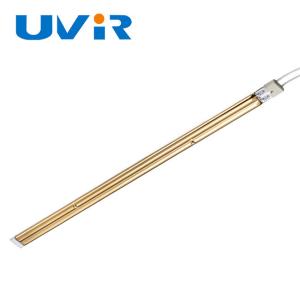 Gold Coated Quartz Twin Tube Carbon Infrared Emitter 15x33mm