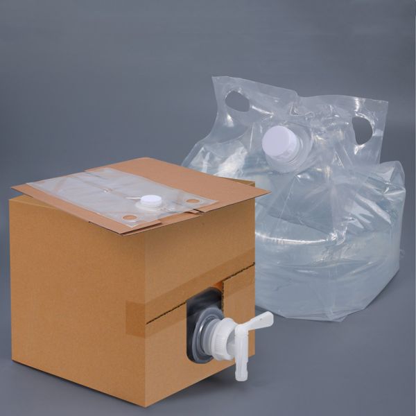 Transparent Box With Screw Lid For Juice Large Capacity Packaging Container For Wine