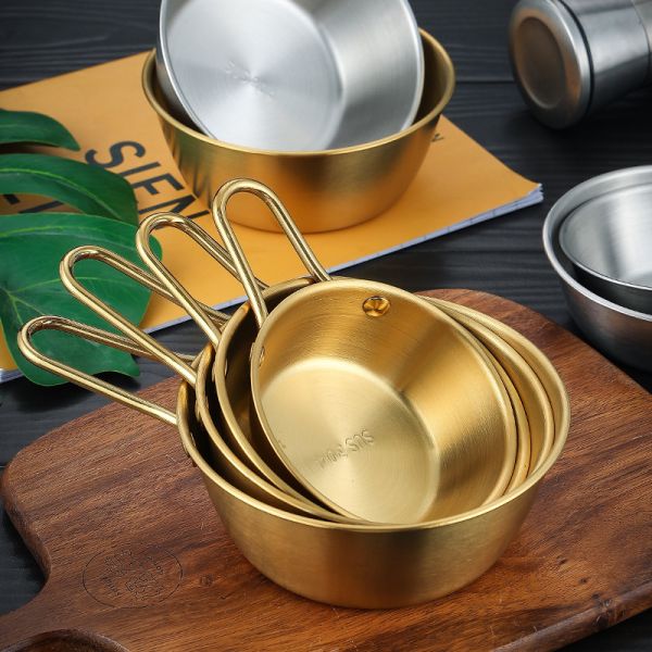 304 Stainless Steel Cookware Sets Bowl For Serving Makgeolli