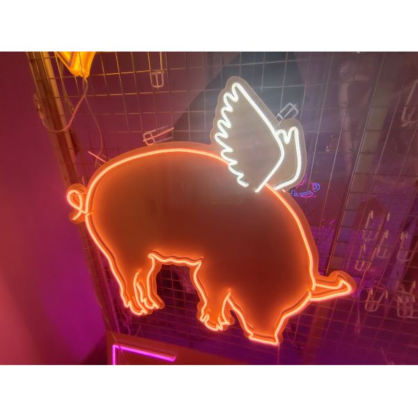 Buy AC100V RoHS Acrylic Custom Neon Signs Mencave Halloween 50000hrs Cuttable at wholesale prices