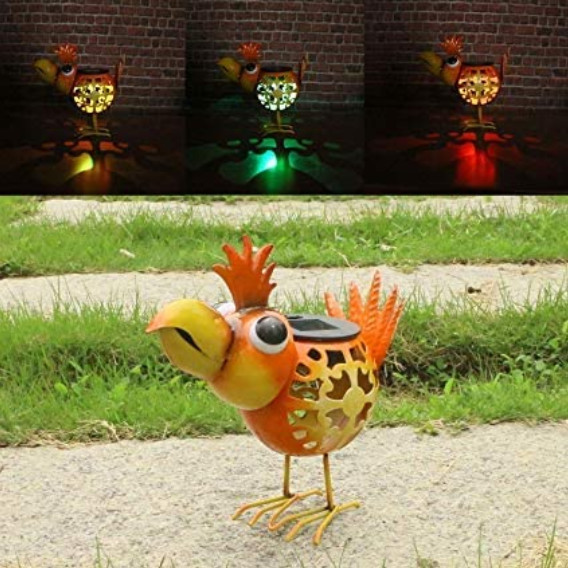 Buy Metal 7 Inch Solar Powered Garden Birds at wholesale prices