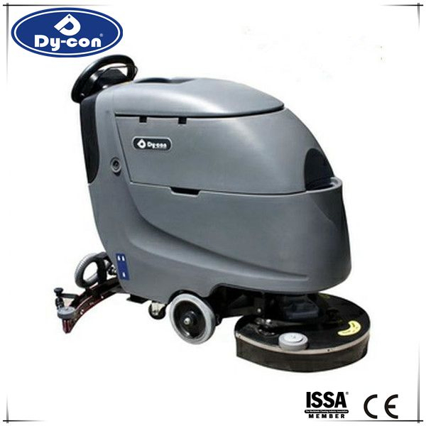 Buy Automatic Small Hand Held Floor Scrubber with PLC Control and 24V Battery for Tile Cleaning at wholesale prices