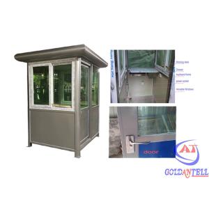 Quality Steel Security Guard House Portable Building Post Prefab Home Antisepsis Spraying Treatment for sale