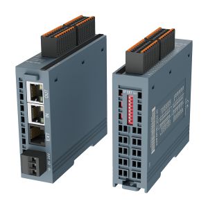 OM52*E EtherCAT bus Coupler PLC IO module with 16DI+16DO NPN/PNP IP20