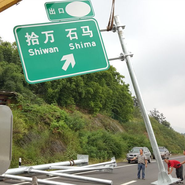 Rectangle Shapes Traffic Sign Aluminum Road Plate Road Direction Signal