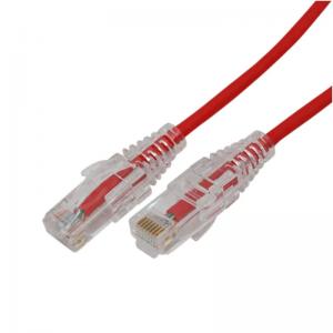 China Customized Cat6A Ethernet Patch Cable , S FTP Slim Patch Cord With 5m 1m Length on sale