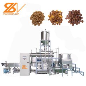 Saibainuo SLG 70 200-250kgh Pet Food Making Machine Fully Automatic