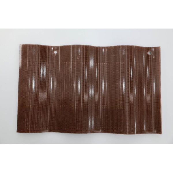 Buy European Villas Red Solar Roof Tiles 50W CIGS BIPV Tile with Open-Circuit Voltage 6.69V and Renewable Energy Integration at wholesale prices