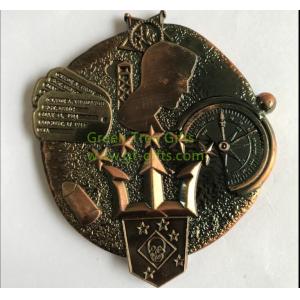 Manufacture Cheap Metal Souvenir Antique Gold Custom Challenge Coin