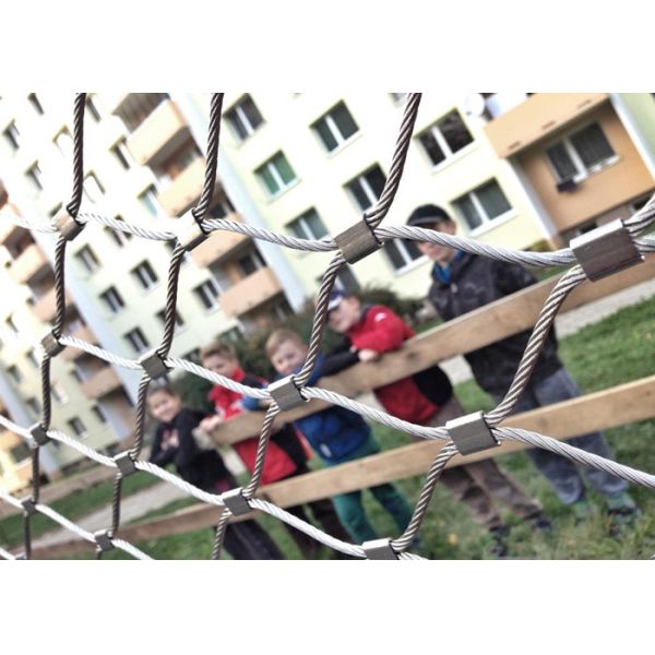 Buy 7 X 19 60*60mm 2.0mm Wire Rope Mesh at wholesale prices