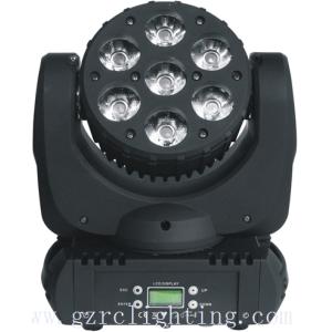 Stage Lighting / LED 10W * 7bulbs 4 In 1 RGBW Moving Head Beam Light