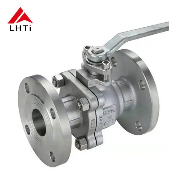 Titanium TA1 TA2 TA10 Gr2 Gr3 Floating Ball Valve Flanged End Connection for