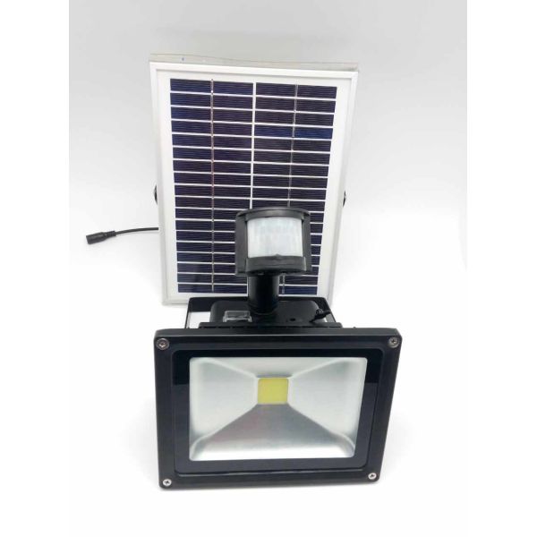 20W Solar Powered Floodlight/ Spotlight, Outdoor Waterproof Security Light for