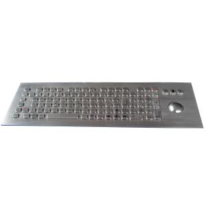102 keys IP65 Dynamic Washable Stainless Steel Industrial Keyboard With