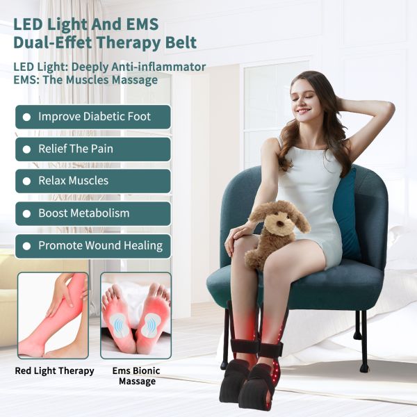 Red Light And Near Infrared Therapy Device LED Belt Wearable 90W 12V DC