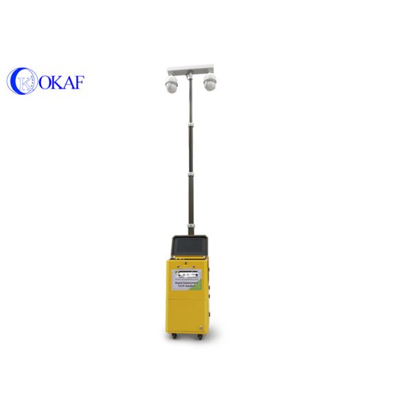Camera Equipment Mobile Surveillance Trailers Light Rapid Deployment Security