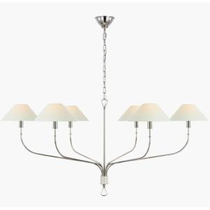 AL 5006 Griffin Grande Tail Chandelier 26.5" Height Griffin Large Staggered Tail