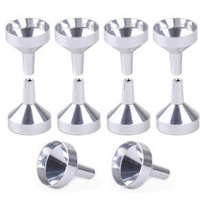 Buy Aluminum Mini Mini Perfume Funnel , Silver / Golden Essential Oil Funnel at wholesale prices