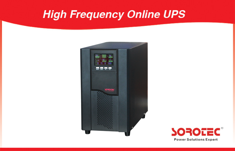 Battery inside High Frequency Online UPS , high power uninteruptible power supply