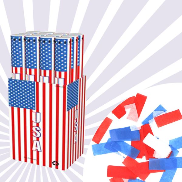 30cm 45cm 60cm Party Confetti Cannon For Independent Day