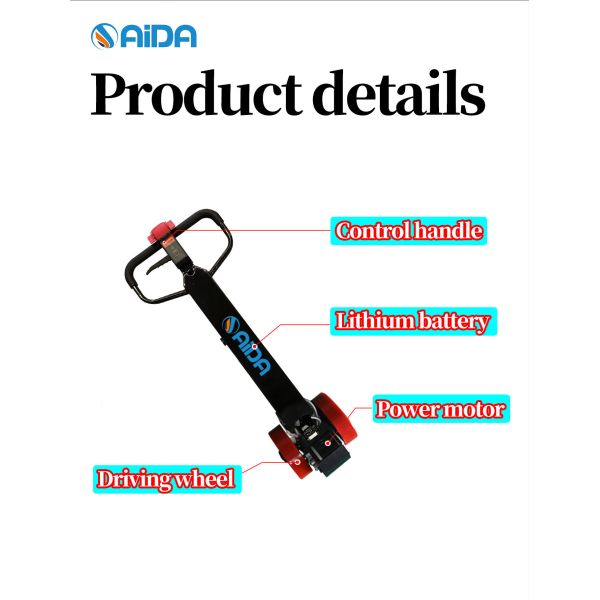 Hand Stacker 2T Load Capacity Electric Pallet Stacker Support After-sales