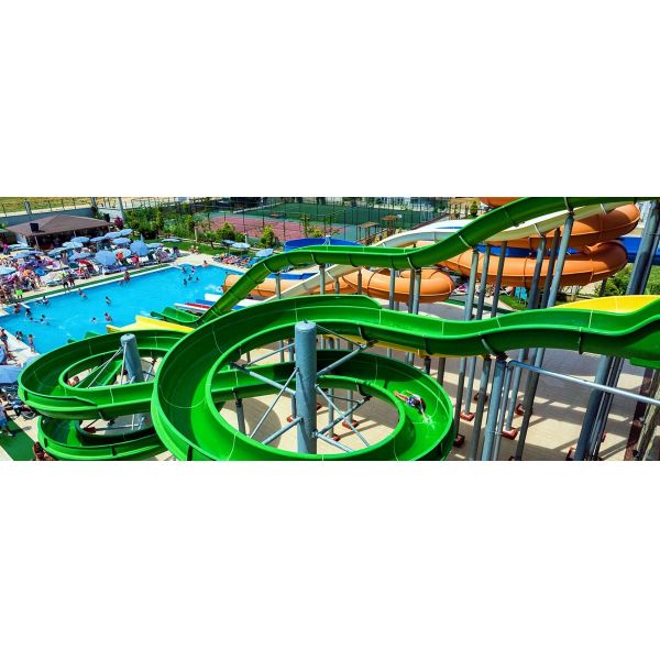 Amusement Park Adults Swimming Pool Water Equipment Kids Fiberglass Slide