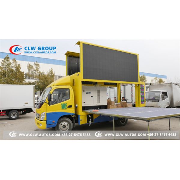 Buy Foton 4X2 RHD LED Billboard Truck For Roadshow at wholesale prices