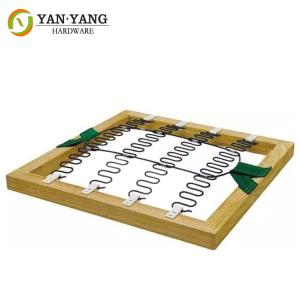 Furniture fittings plastic sofa retaining zigzag spring binder clips, connecting