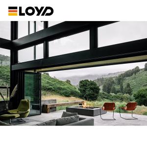 China 68 Series Aluminum Folding Doors with Anti-Pinch Design Thermal & Waterproof on sale