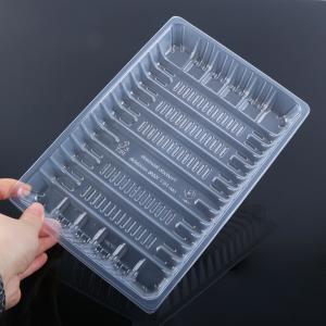 Frozen 24*16.5*3CM Dumpling Tray Polypropylene Food Packaging