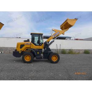 Mechanical Joystick Compact Articulated Wheel Loader Heavy Equipment Front End