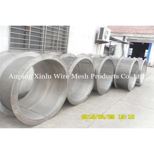 Welding Ring Johnson Wedge Wire Screen Pipe With Point Welding Technique