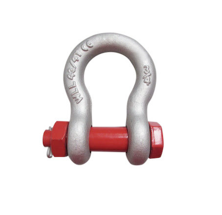 WLL 4750KG 0.75 Inch Wide Body Shackles Alloy Steel Pin