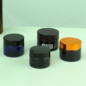 Base Material Glass 5ml 10ml 20ml 1 oz 2oz 4oz Clear Glass Cream Jar for 30ml