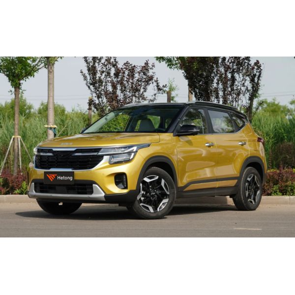 2023 Kia Seltos 5 Seats SUV Gold Fuel Vehicle 1.4T 140hp L4 DCT Luxury Roof Rack