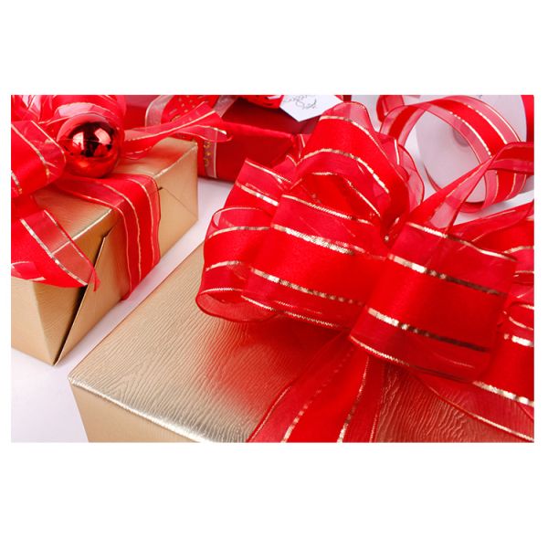 Wholesale Personalized ribbon silk gold ribbon sari silk ribbon