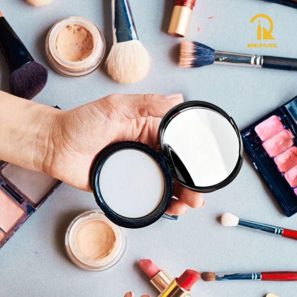 Cosmetics Packaging Powder Box / Abs Material Replaceable / Cosmetics for Makeup