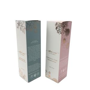 Customized Luxury Stamping Cosmetic Packing Boxes For Spray Eye Serum
