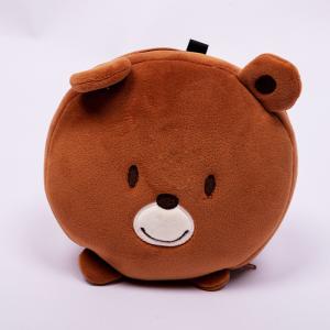 Washable 15cm Fold Plush Eye Mask Bag For Travel