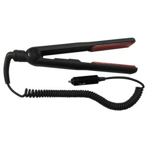 Black Customized Rechargeable Curling Iron PTC Heater 23*11*6cm With Car Plug
