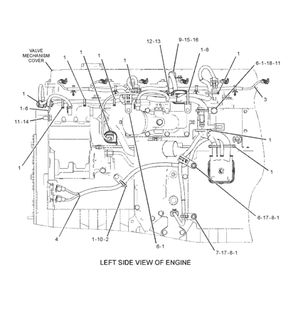 3239140 323-9140 Engine Harness Excavator Engine Parts Fitting For 330D 330D FM 330D L