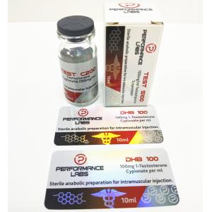 Die Cut Anti Counterfeit Holographic vial Vial Labels