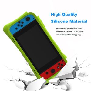 Protective Case HOXC Nintendo Switch OLED Silicone Protective Case, Fully
